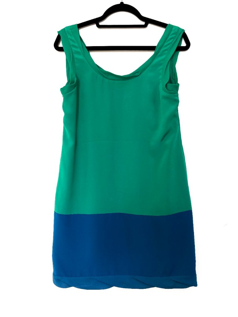 Thakoon for Target Medium Colorblock Shift Dress Green Blue EXCELLENT CONDITION